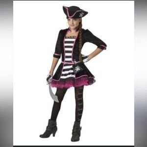 California Costumes - High Seas Pirate Juniors Tween size 12-14 years old